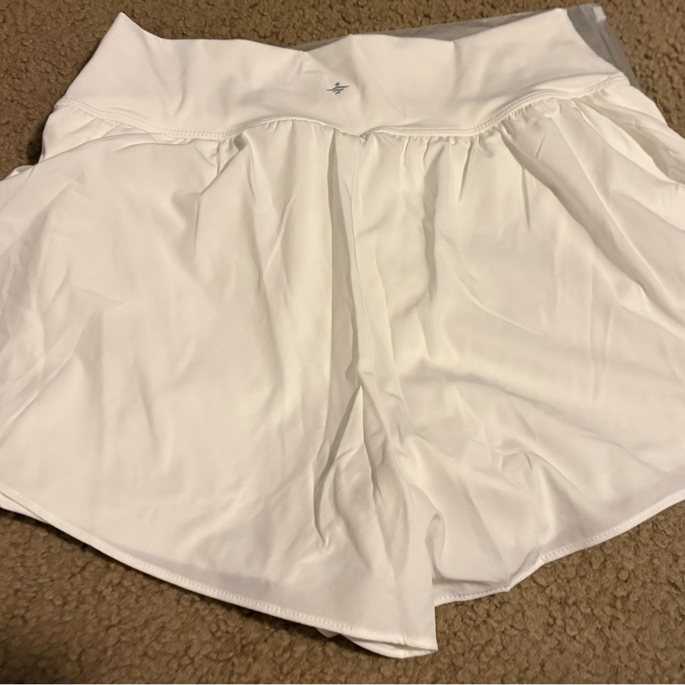 HALARA Women's White Athletic Shorts